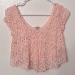 🛍️4/$30 Flowy Lace Crop Top